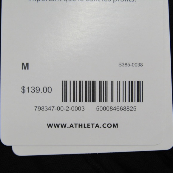 Athleta Women's Medium Jacket Hoodie Zip Up On My Way Triumph Black - Picture 3 of 4